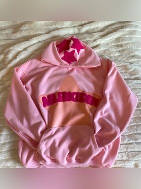 Aelfric Eden Pink Star Oversized Hoodie